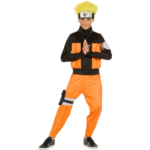 Boys Naruto Shippuden Naruto Uzumaki Costume - HalloweenCostumes4U.com - Kids Costumes