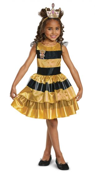 Girls LOL Surprise! Classic Queen Bee Costume - HalloweenCostumes4U.com - Kids Costumes