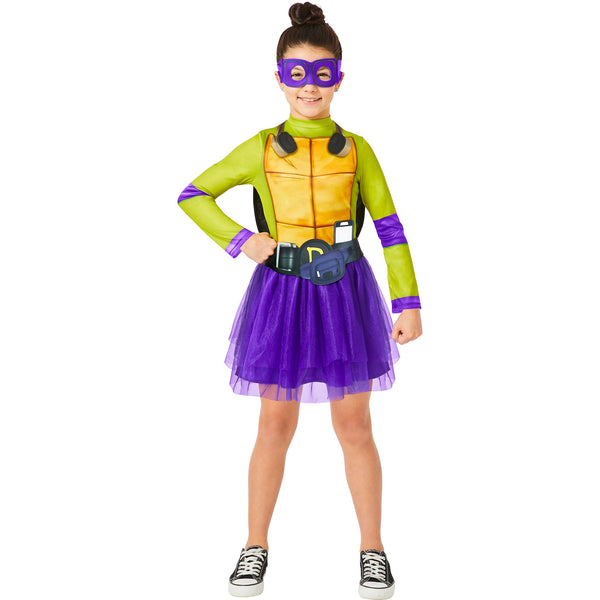 Girls Teenage Mutant Ninja Turtles Donatello Costume - HalloweenCostumes4U.com - Kids Costumes