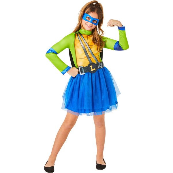 Girls Teenage Mutant Ninja Turtles Leonardo Costume - HalloweenCostumes4U.com - Kids Costumes