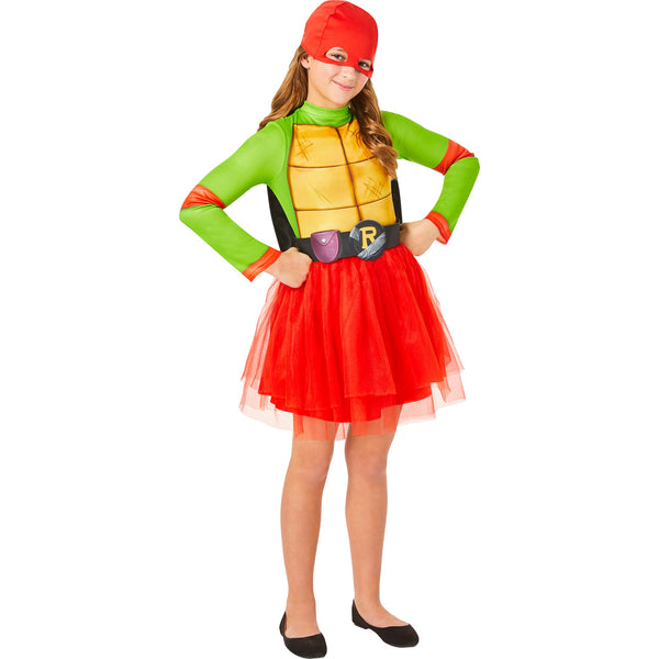 Girls Teenage Mutant Ninja Turtles Raphael Costume - HalloweenCostumes4U.com - Kids Costumes