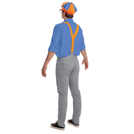 Kit d'accessoires de costume Blippi pour adultes/adolescents