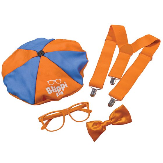 Kit d'accessoires de costume Blippi pour adultes/adolescents