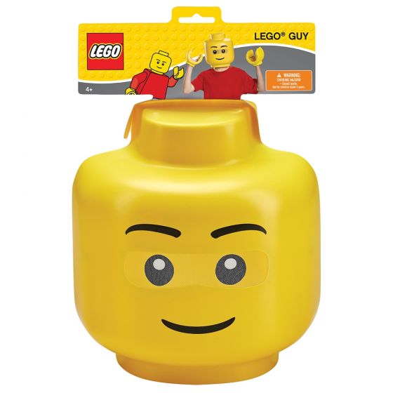 Kids Iconic Lego Mask & Hands Costume Kit