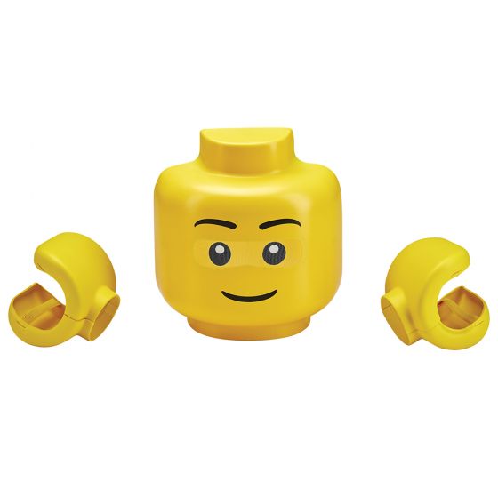 Kit de déguisement emblématique pour enfants avec masque et mains Lego