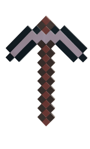 Minecraft Netherite Pickaxe Costume Prop Accessory