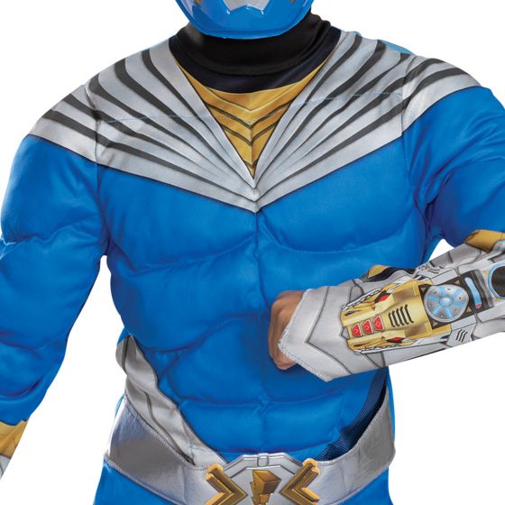 Déguisement Power Rangers Cosmic Fury Ranger bleu classique musclé pour garçon