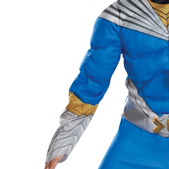 Déguisement Power Rangers Cosmic Fury Ranger bleu classique musclé pour garçon