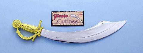 Pirate Cutlass Sword Toy Costume Weapon - HalloweenCostumes4U.com - Costume Props & Accessories