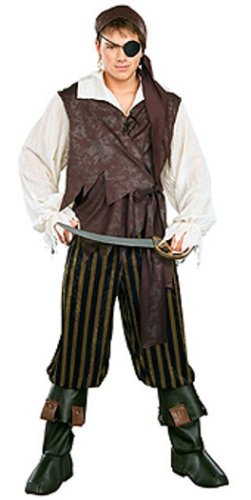 Mens Caribbean Pirate of the Seven Seas Costume - HalloweenCostumes4U.com - Adult Costumes