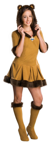 Teens Tweens The Wizard Of Oz Cowardly Lion Costume - HalloweenCostumes4U.com - Adult Costumes