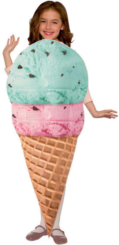 Kids Ice Cream Cone Costume - HalloweenCostumes4U.com - Kids Costumes