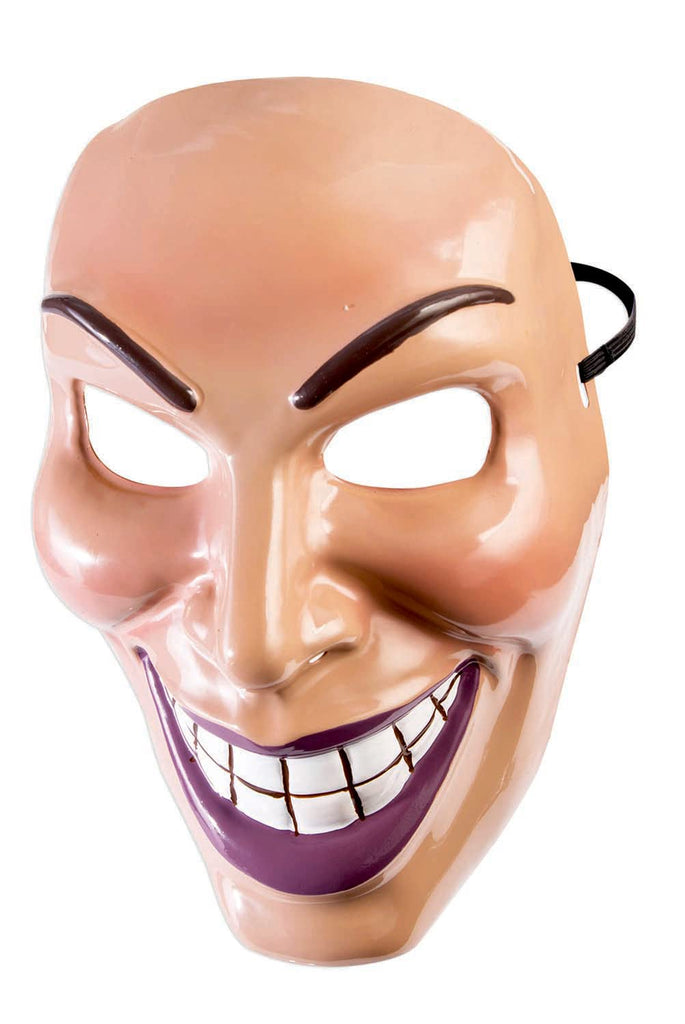 Male Evil Grin Costume Mask - HalloweenCostumes4U.com - Costume Props & Accessories