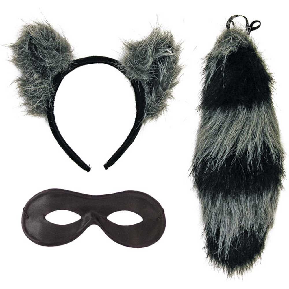 Raccoon Costume Accessory Kit - HalloweenCostumes4U.com - Costume Props & Accessories