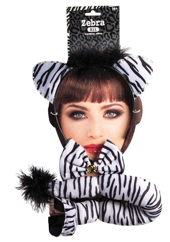 Zebra Costume Accessory Kit - HalloweenCostumes4U.com - Costume Props & Accessories