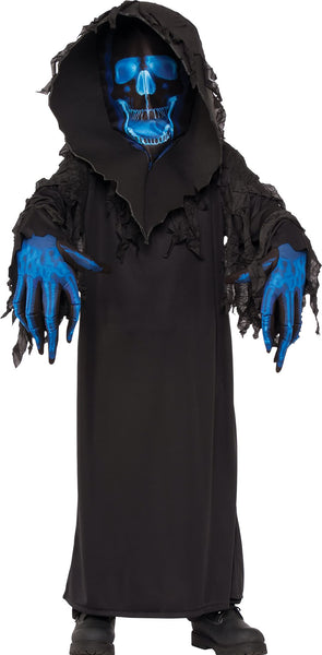 Kids Eerie Skull Phantom Costume - HalloweenCostumes4U.com - Kids Costumes