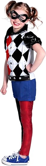 Girls Batman Harley Quinn Costume - HalloweenCostumes4U.com - Kids Costumes