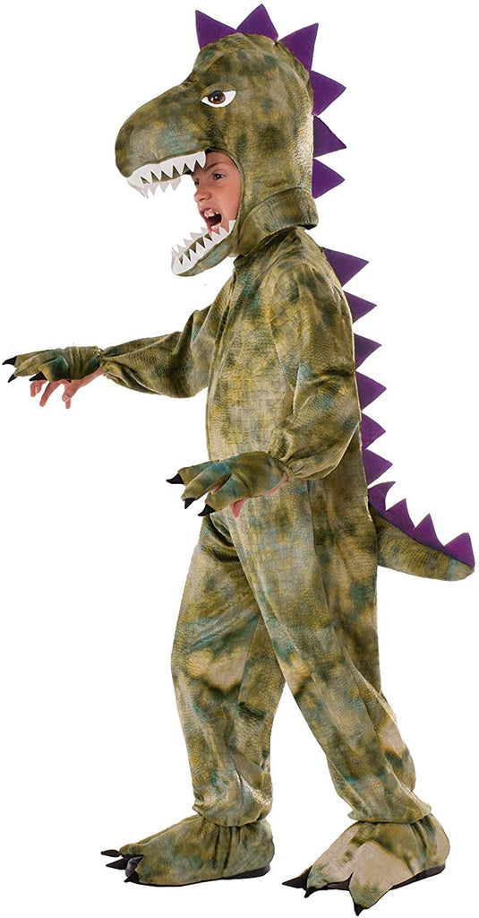 Kids Green Dinosaur Costume - HalloweenCostumes4U.com - Kids Costumes