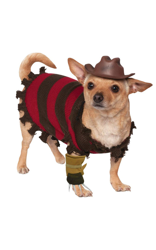 Pets Nightmare on Elm Street Freddy Krueger Costume - HalloweenCostumes4U.com - Pet Costumes & Accessories