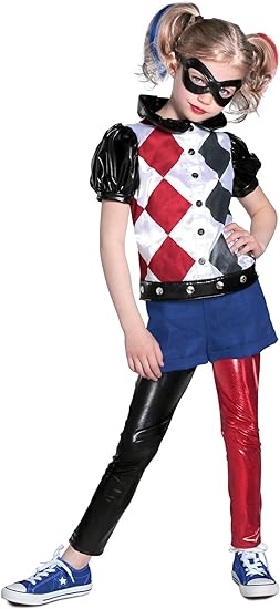 Girls Batman Harley Quinn Costume - HalloweenCostumes4U.com - Kids Costumes