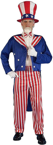 Adults Patriotic Uncle Sam Costume - HalloweenCostumes4U.com - Adult Costumes