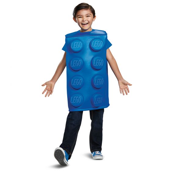 Kids Blue Lego Brick Costume