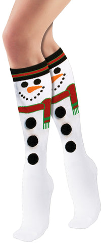 Adults Christmas Snowman Socks Costume Accessory - HalloweenCostumes4U.com - Costume Props & Accessories