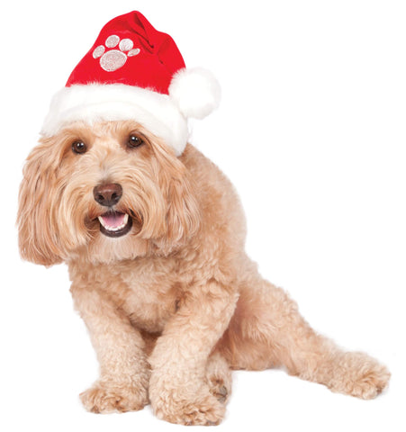 Pets Red Santa Hat Costume Accessory - HalloweenCostumes4U.com - Pet Costumes & Accessories