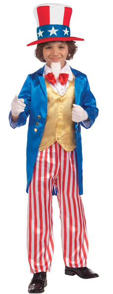 Kids Deluxe Uncle Sam Costume - HalloweenCostumes4U.com - Kids Costumes