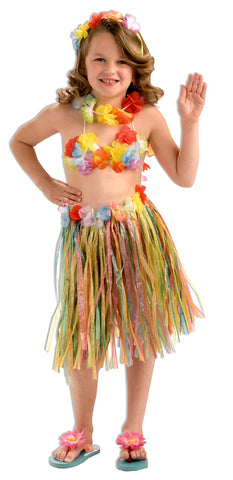 Kids Hawaiian Hula Dancer Costume Accessory Kit - HalloweenCostumes4U.com - Costume Props & Accessories