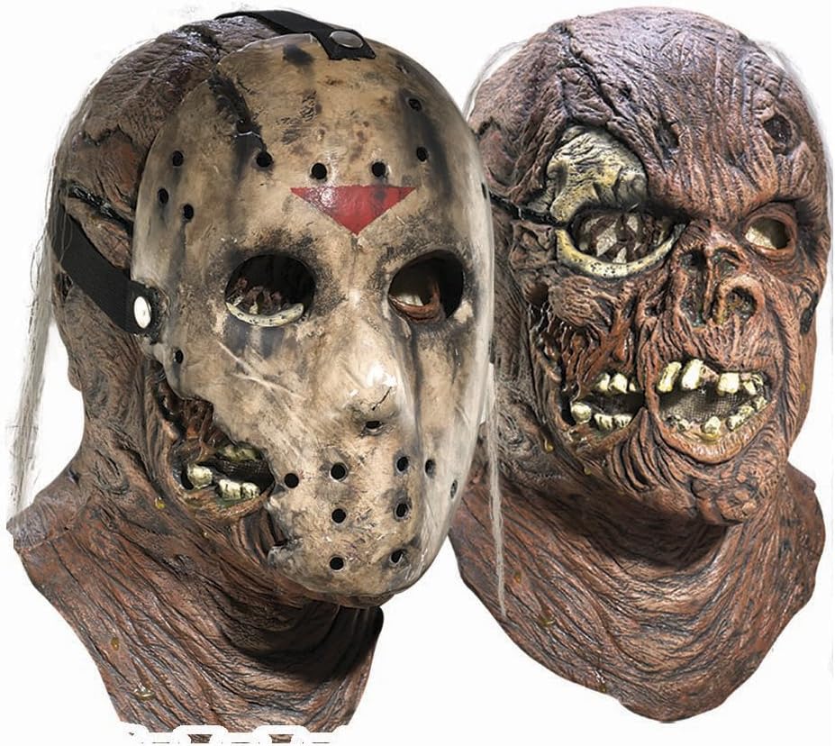 Friday the 13th Jason Voorhees Overhead Latex Mask - HalloweenCostumes4U.com - Costume Props & Accessories