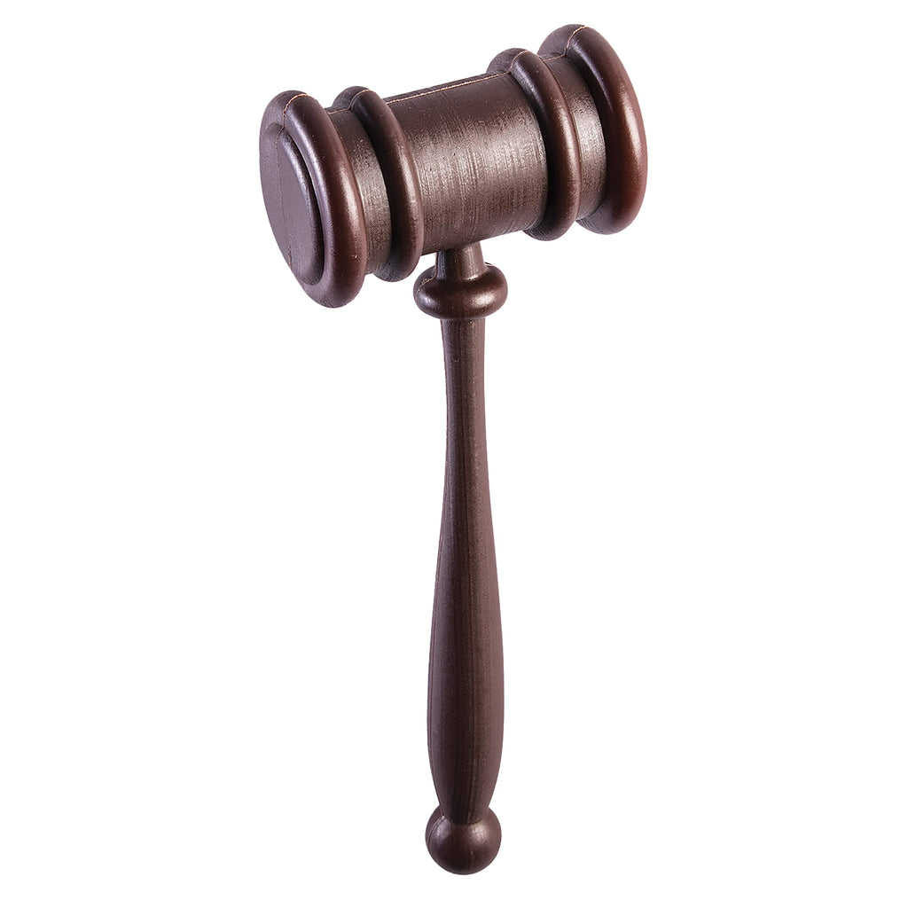 Brown Plastic Judge's Gavel Costume Accessory - HalloweenCostumes4U.com - Costume Props & Accessories