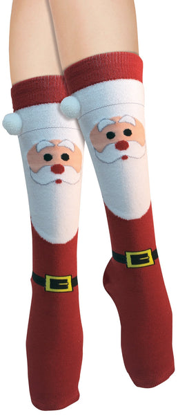 Adults Santa Christmas Socks Costume Accessory - HalloweenCostumes4U.com - Costume Props & Accessories