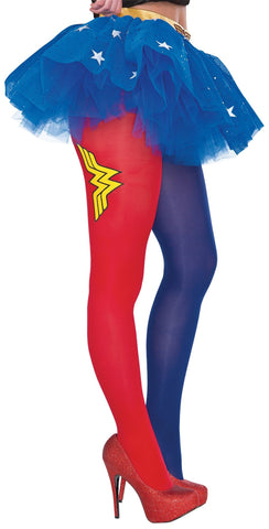 DC Comics Wonder Woman Costume Leggings Tights Stockings - HalloweenCostumes4U.com - Costume Props & Accessories