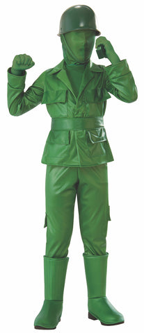 Kids Green Army Man Boy Costume - HalloweenCostumes4U.com - Kids Costumes