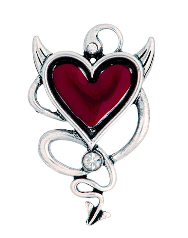 Wicked Gems Devil Heart Ring Costume Jewelry Accessory - HalloweenCostumes4U.com - Costume Props & Accessories