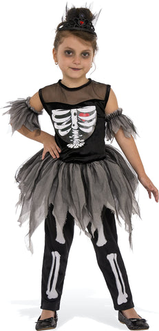 Girls Sweet Skelerina Skeleton Costume - HalloweenCostumes4U.com - Kids Costumes