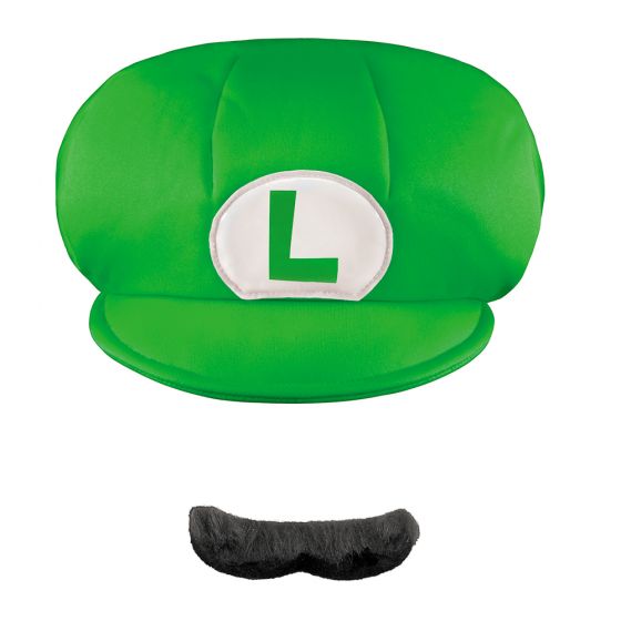 Déguisement Luigi Nintendo pour enfant avec chapeau et moustache