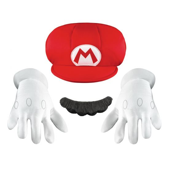 Kit d'accessoires de costume Nintendo Mario pour enfants