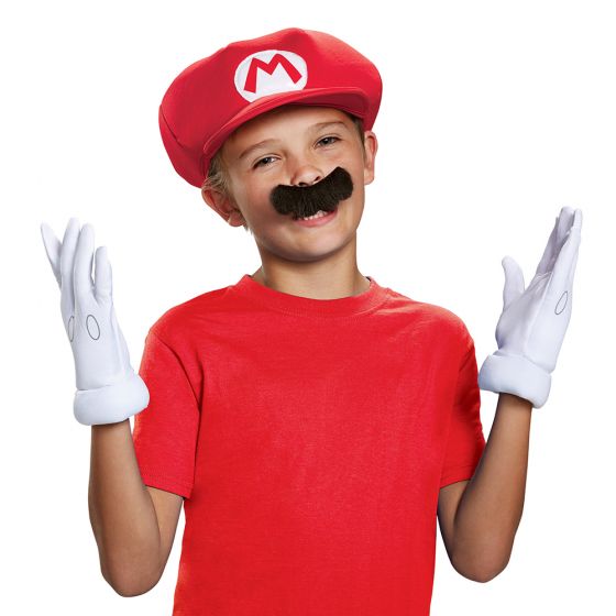 Kit d'accessoires de costume Nintendo Mario pour enfants