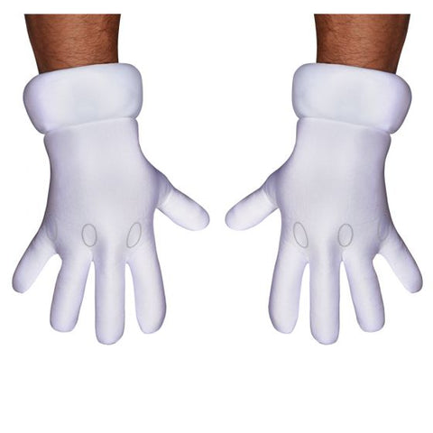 Adults Nintendo Super Mario Brothers Costume Gloves - HalloweenCostumes4U.com - Costume Props & Accessories