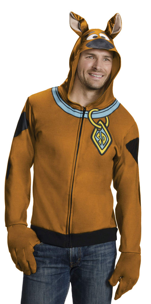 Mens Scooby Doo Costume Hoodie - HalloweenCostumes4U.com - Adult Costumes