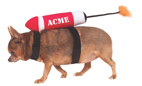 Pets Acme Rocket Costume Accessory - HalloweenCostumes4U.com - Pet Costumes & Accessories