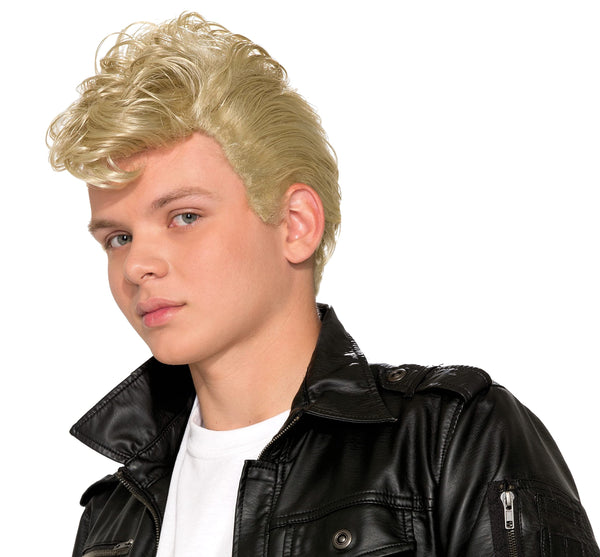 50's Style Blonde Greaser Costume Wig - HalloweenCostumes4U.com - Costume Props & Accessories