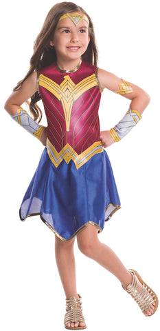 Girls DC Comics Wonder Woman Costume - HalloweenCostumes4U.com - Kids Costumes