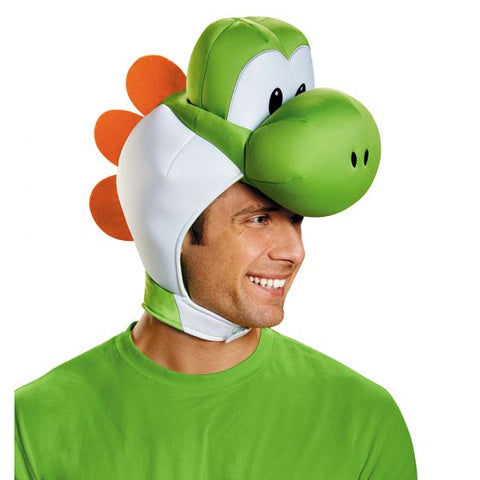 Adults Yoshi Headpiece Costume Hat - HalloweenCostumes4U.com - Costume Props & Accessories