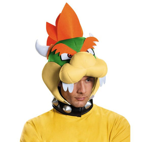 Adults Nintendo Bowser Headpiece Costume Hat - HalloweenCostumes4U.com - Costume Props & Accessories