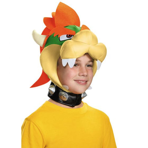 Kids Nintendo Bowser Headpiece Costume Hat - HalloweenCostumes4U.com - Costume Props & Accessories