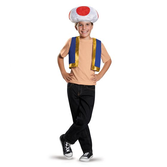 Kids Nintendo Toad Costume Accessory Kit