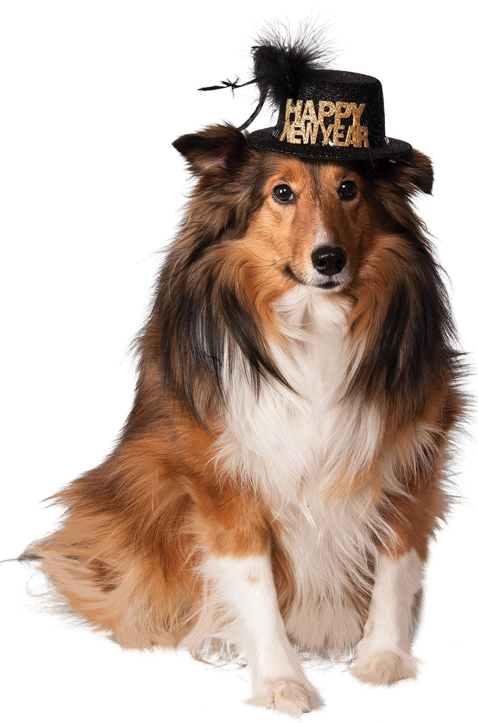 Pets Happy New Year Hat Costume Accessory - HalloweenCostumes4U.com - Pet Costumes & Accessories